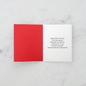 Happy 8th Birthday Red Boys Golf Kaart (Binnen)