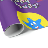 Happy 8th Birthday Wrapping Paper Balloons #8 Cadeaupapier (Rol Hoek)