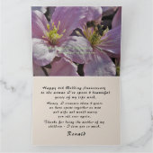 Happy 8th Wedding Jubileum Wife Greeting Kaart (Binnen)