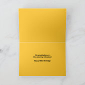 Happy 90th Birthday Big 90 Afbeelding Lijst Feestdagen Kaart (Binnen)