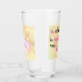 Happy 90th Birthday gepersonaliseerd voeg naam toe Glas (Rechts)