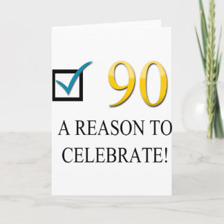 Happy 90th Birthday Kaart