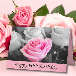Happy 90th Birthday Roos Fotografie Kaart