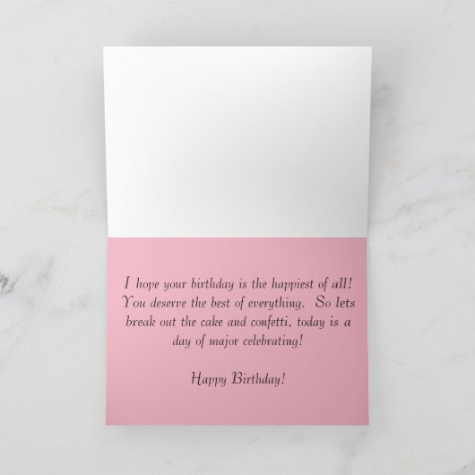 Happy 90th Birthday Roos Fotografie Kaart (Binnen)