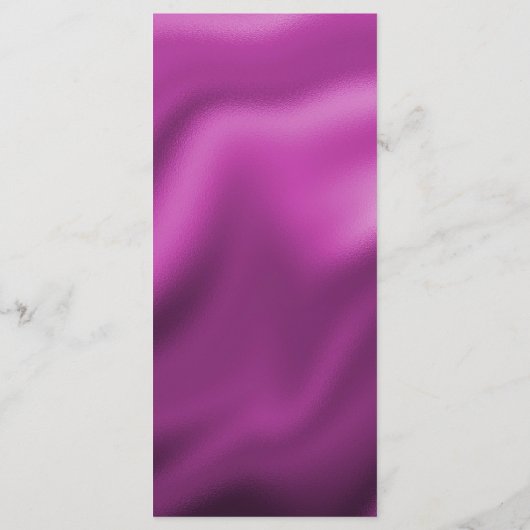 Happy 90th Birthday Roze Glitter Folie Menu (Achterkant)