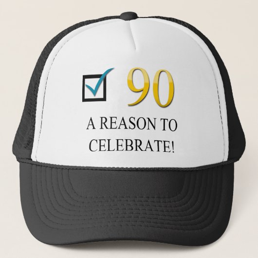 Happy 90th Birthday Trucker Pet (Voorkant)