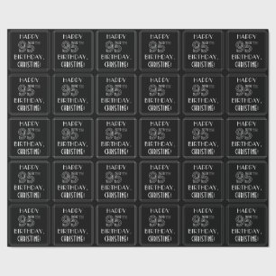 HAPPY 95TH BIRTHDAY; Art Deco Style met aangepaste Cadeaupapier