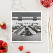 Happy 95th Birthday Retro Typwriter Servet (Insitu)