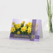 Happy 95th Birthday Wenskaart Kaart (Voorkant)