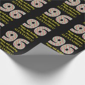 Happy 96th Birthday & Merry Kerstmis, aangepaste n Cadeaupapier (Hoek)