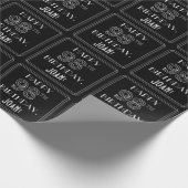 HAPPY 98TH BIRTHDAY; Art Deco Style met aangepaste Cadeaupapier (Hoek)