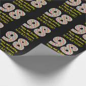 Happy 98th Birthday & Merry Kerstmis, aangepaste n Cadeaupapier (Hoek)