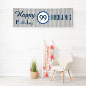 Happy 99th Birthday of ELK JAAR met strepen 2A Spandoek (Insitu)