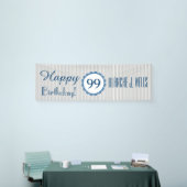 Happy 99th Birthday of ELK JAAR met strepen 2A Spandoek (Beurs)