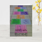 'HAPPY *****9th ***** BIRTHDAY' DRAAIEN 9 IS LEUK! Kaart (Gele Bloem)