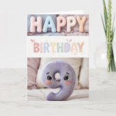 Happy 9th Birthday Kaart (Voorkant)