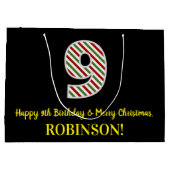 Happy 9th Birthday & Merry Kerstmis, aangepaste na Groot Cadeauzakje (Achterkant)