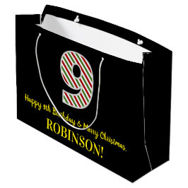 Happy 9th Birthday & Merry Kerstmis, aangepaste na Groot Cadeauzakje