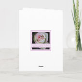 Happy 9th Jubileum roos Briefkaart (Achterkant)
