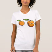 Happy Abrikoos Vrouwen T-shirt (Voorkant)