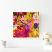 Happy Abstracte wandklok (Huis)