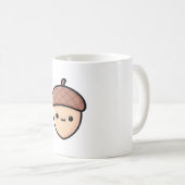 Happy Acorn – Cute Kawaii Illustration Koffiemok (Voorkant rechts)