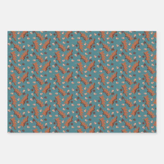 Happy Acorns Inpakpapier Vel (Voorkant 3)