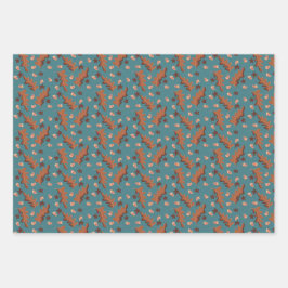 Happy Acorns Inpakpapier Vel