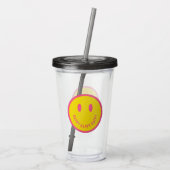 Happy Acrylic Tumbler Acryl Drinkbeker (Achterkant)