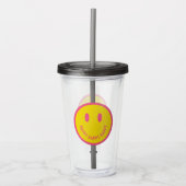 Happy Acrylic Tumbler Acryl Drinkbeker (Voorkant)