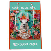 Happy Adha EID- Bakra EID Schaap Medium Gift Bag Cadeauzakje (Voorkant)