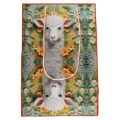 Happy Adha EID- Bakra EID Schaap Medium Gift Bag Cadeauzakje (Achterkant)