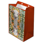 Happy Adha EID- Bakra EID Schaap Medium Gift Bag Cadeauzakje (Achterkant Gekanteld)