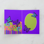 Happy Admin Pro Day, Butterflies en Flowers Kaart (Binnen)