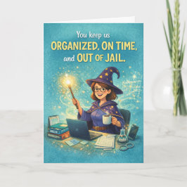 Happy Admin Pro Day - You're a Wizard! Kaart