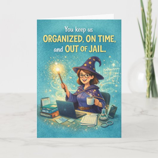 Happy Admin Pro Day - You're a Wizard! Kaart (Voorkant)