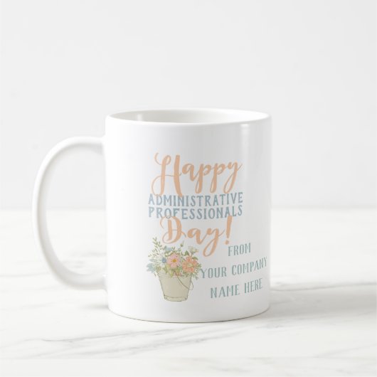 Happy Administrative Professional-dag cadeau Koffiemok (Links)
