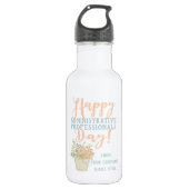 Happy Administrative Professional-dag cadeau Waterfles (Voorkant)