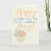 Happy Administrative Professional-dag Kaart (Voorkant)