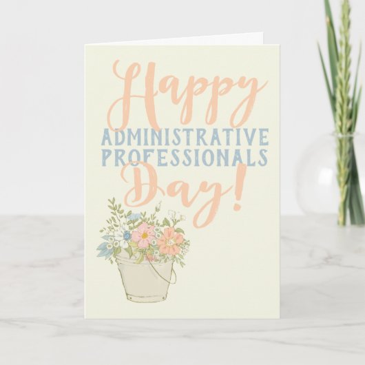 Happy Administrative Professional-dag Kaart (Voorkant)