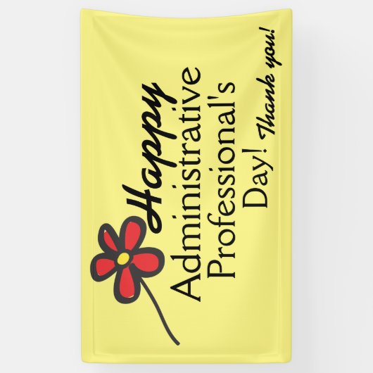 Happy Administrative Professional Day Banner (Verticaal)