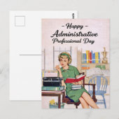 Happy Administrative Professional Day  Briefkaart (Voorkant / Achterkant)