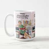 Happy Administrative Professional Day - Retro Koffiemok (Links)