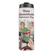Happy Administrative Professional Day - Retro Thermosbeker (Voorkant)