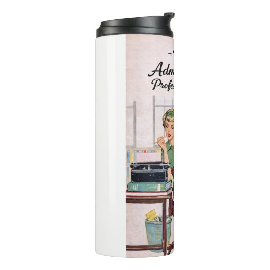Happy Administrative Professional Day - Retro Thermosbeker (Gedraaid links)
