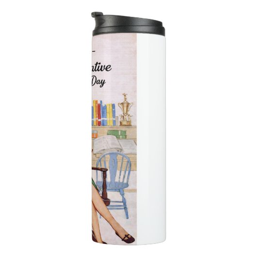 Happy Administrative Professional Day - Retro Thermosbeker (Geroteerd rechts)