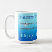 Happy Administrative Professionals Day Blue Koffiemok (Links)