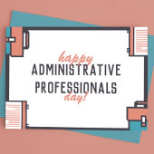 Happy Administrative Professionals Day Briefkaart