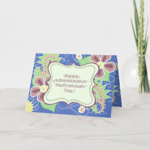 Happy Administrative Professionals Day Card Kaart