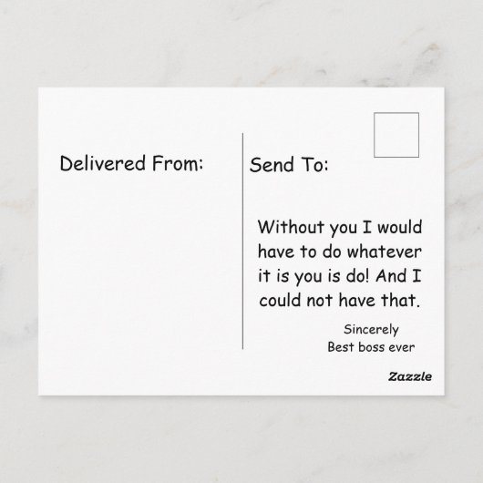 Happy Administrative Professionals Day geel teken Briefkaart (Achterkant)